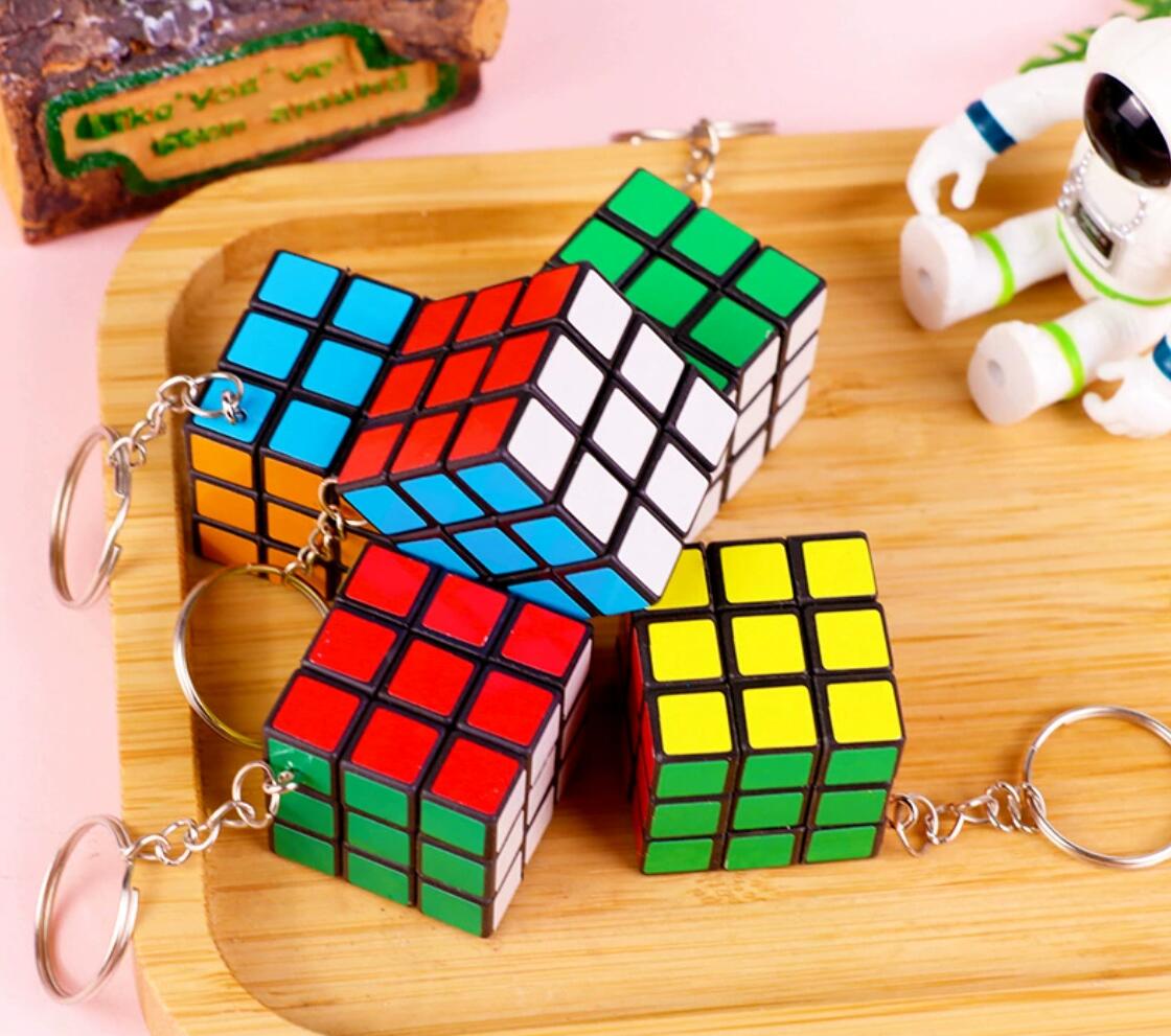 Mini Rubik's Cube Keychain