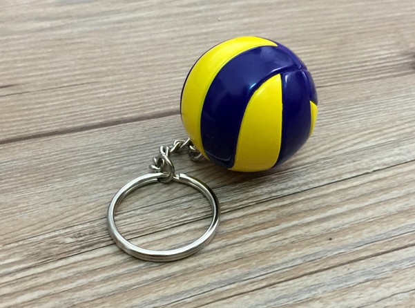 Leather volleyball keychain, Custom Your Ball Keychains ...